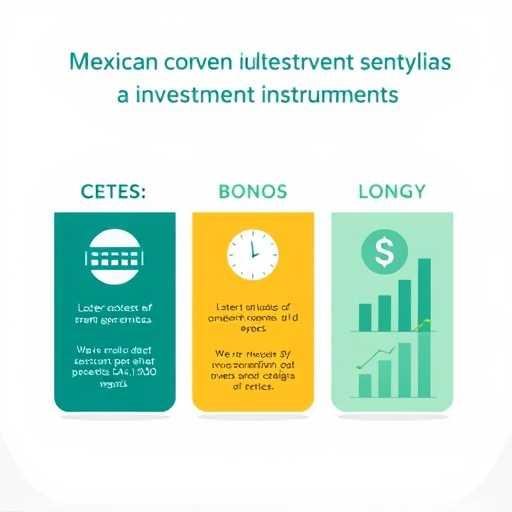 Comparación visual de instrumentos de deuda gubernamental disponibles en CetesDirecto